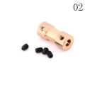 New 2/3/3.17/4/5mm Motor Copper Shaft Coupling Coupler Connector Sleeve Adapter. 