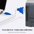 USB To 25Pin Parallel DB25 Male To Female Serial Parallel Printer High Speed Cable Adapter Computer Scanner. 