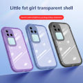 Tokifu for VIVO V30 Pro Cover TPU silicone lens all inclusive fall proof Shockproof Solid Color Macaron Oval Lens Protection Phone back Case.