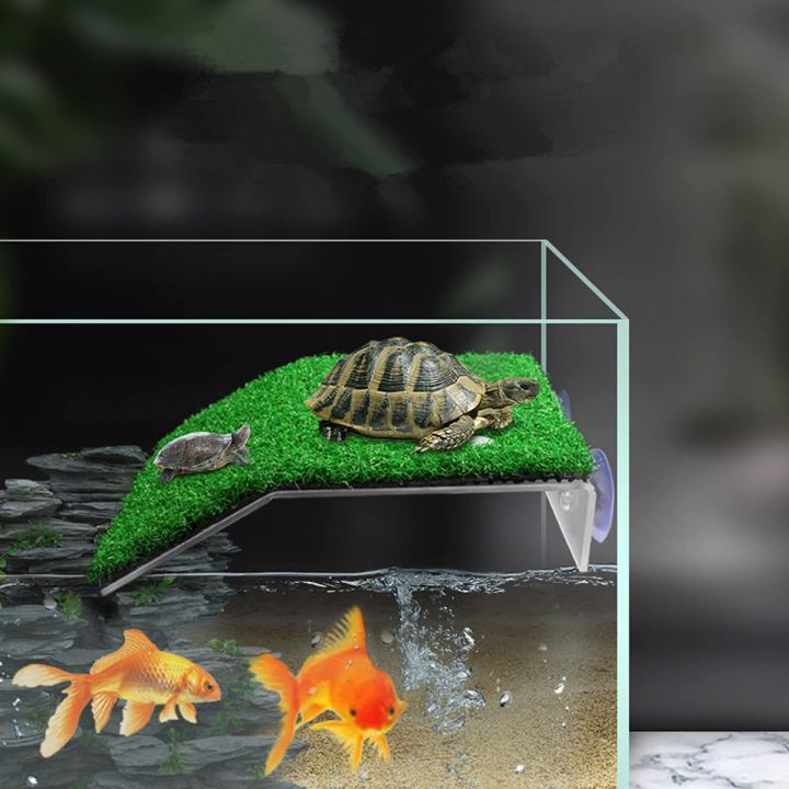 Lawn%20Turtle%20Basking%20Platform%20Turtle%20Resting%20Basking%20Platform,%20Simulation%20Grass%20Turtle%20Ramp%20for%20Turtle%20Tank,%20Reptile%20S%20-%20Image%209