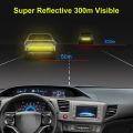 5Pcs/set Car Reflectante Reflector Sticker Waterproof Car Body Trunk Reflective Tape Reflex Warning Car Bumper Decoration Sticker Auto Exterior Accessories.