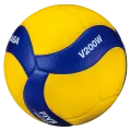 Mikasa V200/330W Volleyball Official size Blue & Yellow. 
