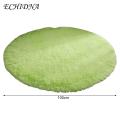 Colorful Nursery Rug 100cm Super Soft Fluffy Round Area Rug Anti-slip Plush Carpet for Bedroom Nursery Kids Room Rug. 