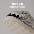 Shark cotton slippers men's 2022 new indoor home winter cute couple home wear slippers women's winter. 