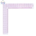 L-Square Shape 90 Degree Angle Ruler Plastic Drawing Sewing Measure Professional Tailor Craft Tool. 