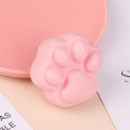 New Models Small Cat Paw Cute Pink Cat Foot Slow Rebound Wet Soft Suction Finger Pinch Decompression Squishy Toy Release Toys.