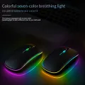HP W10 Wireless Bluetooth Mouse, Rechargeable Dual Mode LED Mouse (Bluetooth 5.2 & USB Receiver) Portable Silent Mouse, for Laptop/Desktop/Tablet/Bluetooth Mouse. 