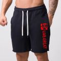 Summer Shorts Men Loose Large Size Breathable Knee Lenght Pants Solid Color Printing Running Shorts Simple Fashion Gym Shorts.
