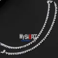 2 Piece Stylish Alloy Anklet Payel for Women, Trendy Black, Gold, and Silver Options, Elegant Fashion Accessory for Casual and Formal Wear.
