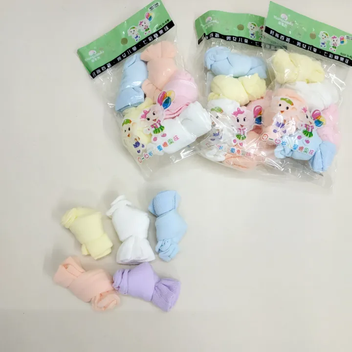 Baby%20Skin%20Socks%20-%20Socks%20For%20Baby%20Girl%20&%20Boy%20-%205pcs%20Packet%20(Multicolor)%20-%20Image%204