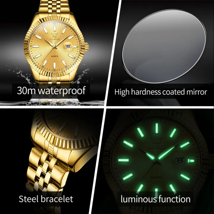 OLEVS%20Watch%20For%20Women%20Waterproof%20Sale%20Original%20Casual%20Elegant%20Luxurious%20Stainless%20Steel%20Gold%20Not%20Faded%20calendar%20Quartz%20%EF%BC%881%20Year%20Warranty%EF%BC%89%205593%20-%20Image%204