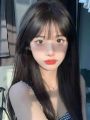 Qi Bangs Internet Celebrity Pure Desire Style Black Long Straight Hair Natural Wig Female Full-Head Wig White Gold Color Wig Long Straight Hair Barbie.