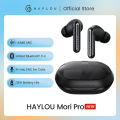 HAYLOU Mori Pro Bluetooth 5.4 Earphones -43dB ANC Active Noise Cancellation Earbuds 6 Mic Wireless Headphones 35H Battery Life. 