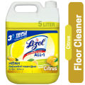 Lizol Disinfectant Floor & Surface Cleaner 5L Citrus, Super Saver Pack, Kills 99.9% Germs. 