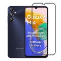 Samsung Galaxy M14 4G Full Glue Tempered Glass Screen Protector - Transparent. 