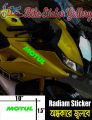 Bike Radium Sticker - Motul Branding / Glow in the dark ( Waterproof & Premium quality)/ Bike Sticker Gallery. 