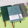 A7 Mini Color Notebook with Strap Pocket Small Horizontal Notebook Office Bookkeeping. 