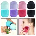 2 Piecss Reusable Icing Cooling Ice Massage Cups Cold Massage Roller Freezable Face Massager for Muscle Cold Therapy.