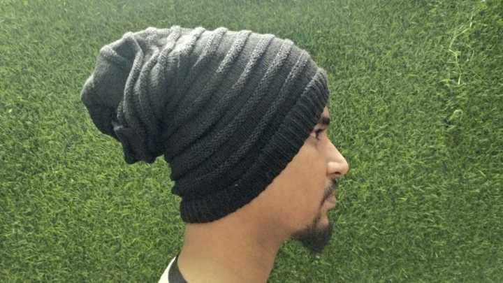 Woolen%20Winter%20Cap%20For%20Male%20&%20Female%20-%20Black%20-%20Image%203