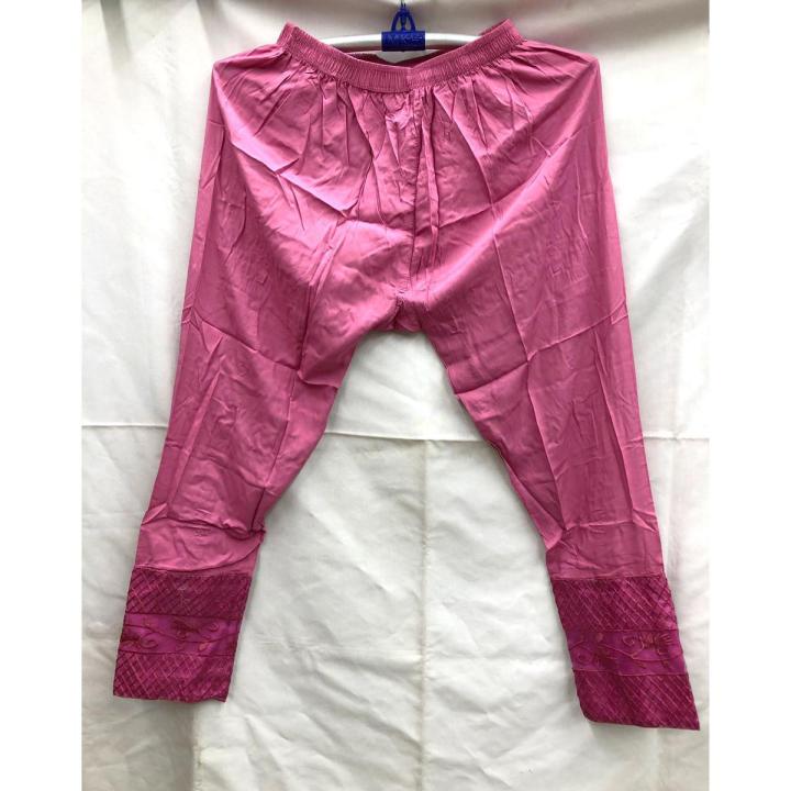 Fashionable China Super Soft Linen Ciga-rette Salwar.