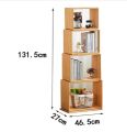 IRYZE Modern Open Bookshelf Stackable Bookshelf Standing Bookcase for Home Office Floor Standing Book Shelf Multifunctional Display Stand 54/18. 