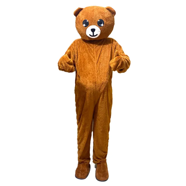 Teddy%20bear%20dress%20full%20set%20Costume%20Teddy%20Bear%20Funny%20Bear%20Cartoon%20Costume%20Halloween%20Mascot%20Cosplay%20Performance%20Costume%20-%20Image%202