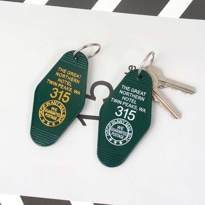Twin Peaks Key chains The Great Northern Hotel Room 315 Key Tag
