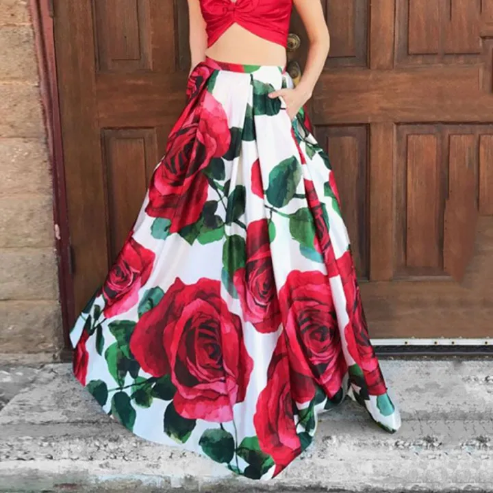 Celmia%20Stylish%20Big%20Flower%20Printed%20Women%20Skirts%20Elegant%20High%20Waist%20A-line%20Long%20Maxi%20Skirt%202021%20Casual%20Loose%20Party%20Holiday%20Skirt%20-%20Image%202