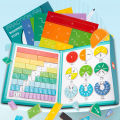 GC Magnetic Fraction Puzzle Teaching Aids Math Fractions Manipulatives Educational Toys Gifts For Boys Girls.