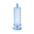 Electronic Candle Night Light Desktop Flameless Candles Alabaster Candle Holders Birthday Wedding Simulation Candle Creative Rose Pattern Refractive Led. 