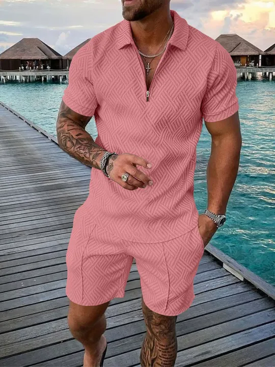 2023%20New%20Summer%20Men's%20Shorts%20Set%20Short%20Sleeve%20Zip%20Polo%20Shirt%20Street%20T-shirt%20Two%20Piece%20Casual%20Sportswear%20Dislikelike%20-%20Image%206