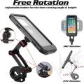Adjustable 360° Bike/Motorcycle Phone Holder – Waterproof Handlebar Mount Stand for All Phones. 