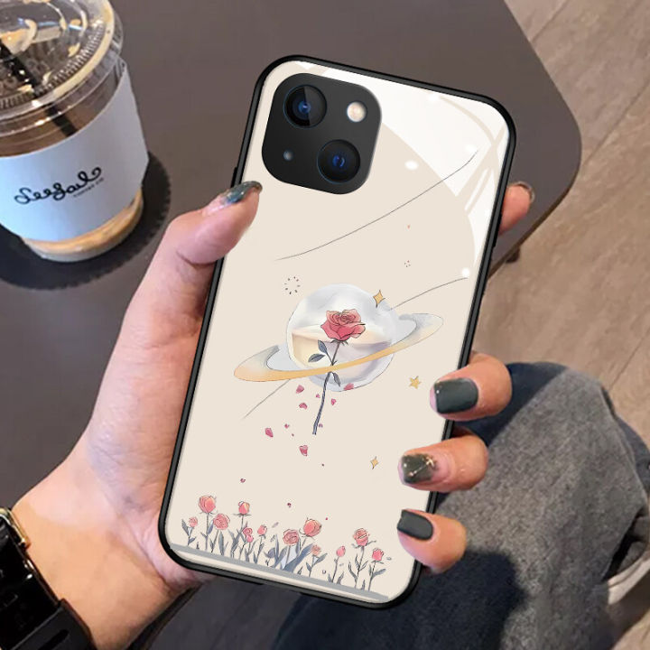For%20Honor%209%20Lite%208A%202020%20Back%20Cover%20Case%20glass%20Fashion%20Roses%20and%20Planet%20Shockproof%20Camera%20Lens%20Protector%20Phone%20Cases%20-%20Image%205