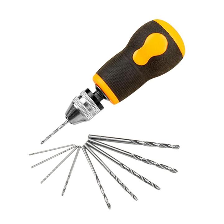 KOGEEK%20Mini%20Portable%20Small%20Manual%20Twist%20Drill%20with%2010%20Pieces%20Twist%20Drill%20Bit%20Set,%20Hand%20Tools%20-%20Image%202