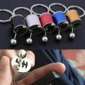 Car Gear Box Keychain Imitation 6 Speed Manual Car Styling Key rings.