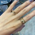 European Classic Luxury High Quality Jewelry 925 Sterling Silver Zircon Kaleidoscope Ring Women's Exquisite Fashion Luxury Brand.