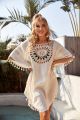 2022 Sunflower Bikini Cover Up Swimsuit Beach Dress Women 2021 Summer Bathing Suit Beachwear Shirt.
