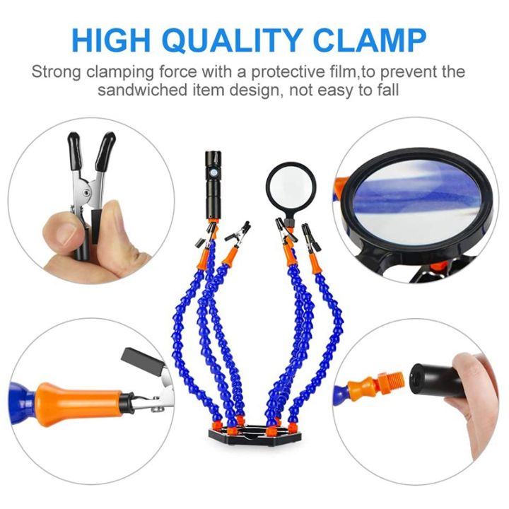 NCANRUI%20Bench%20Vise%20Work%20Vise%20Welding%20Table%20with%206%20Flexible%20Arms%20Soldering%20Iron%20Stand%20PCB%20Soldering%20Repair%20-%20Image%204