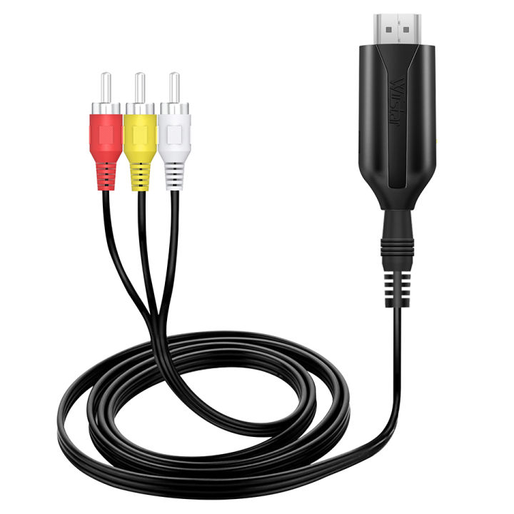HDMI%20TO%20AV%20Scaler%20Adapter%20HD%20Video%20Composite%20Converter%20Box%20HD%20to%20RCA%20AV/CVSB%20L/R%20Video%204K30HZ%20Support%20NTSC%20PAL%20-%20Image%202