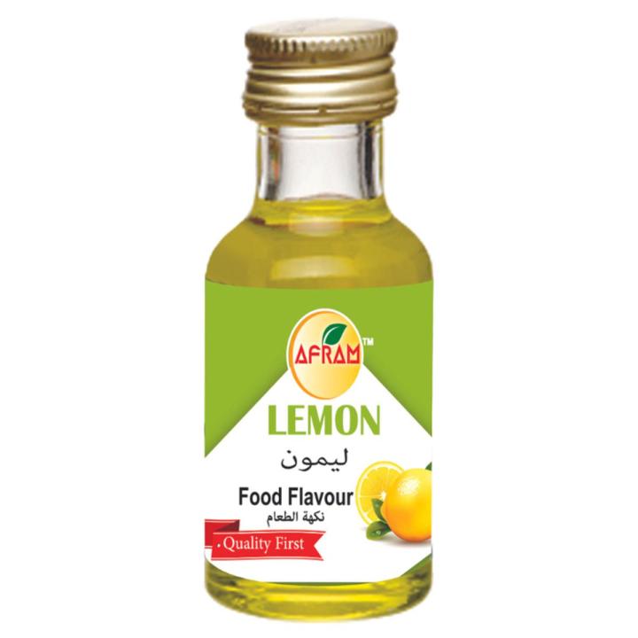 Afram Lemon Food Flavour -28ml Lemon Food Flavour Essence