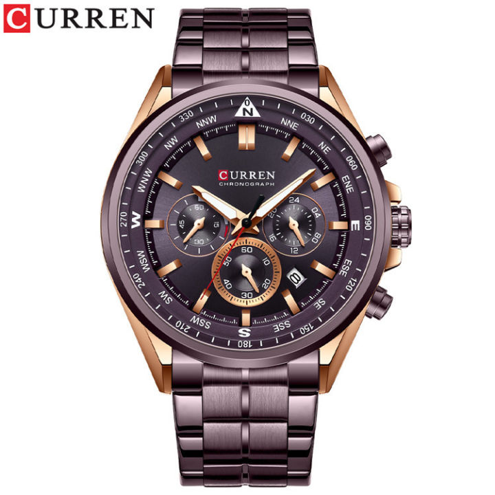 CURREN%20/CARREN%208399%20Steel%20Band%20Watch%20Minimalist%20Calendar%20Large%20dial%20Business%20Watch%20Waterproof%20Men's%20Fashion%20-%20Image%206