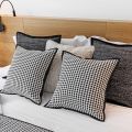 Classic Black and White Dot Bed Runner Blanket, Nordic Spot High Quality Decorative Blanket Bed Cover with Matching Pillow Case. 