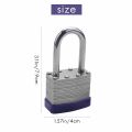 2 Pack Padlocks with Keys Shackle Padlocks Long Lock Heavy Duty Key Padlock Weatherproof Locks for Garden Shed Garage. 