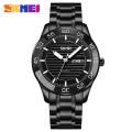 SKMEI Men Watch Fashion Stainless Steel Waterproof Date Week Display Men Quartz Watch 9293. 