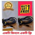 Relme Buds Wired Earphones with Mic Buds Wired Earphones Fell Real Bass with Mic - Ear Phone.