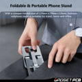 Aluminum Alloy Mobile Stand - Adjustable Universal Desk Phone Holder for Tablet, Smartphone & iPad.