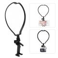 POV collar style halter neck Gopro selfie stand phone holder video selfie stand creative live stabilizer.