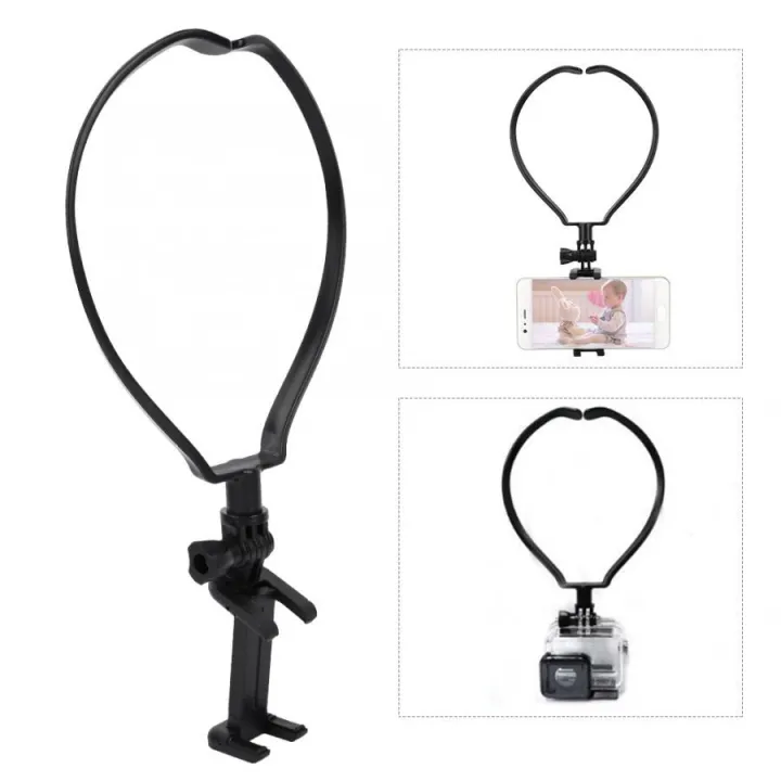 POV%20collar%20style%20halter%20neck%20Gopro%20selfie%20stand%20phone%20holder%20video%20selfie%20stand%20creative%20live%20stabilizer%20-%20Image%204