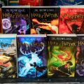 Harry Potter Series Full Set (Books 1-8) (White Paperback). 