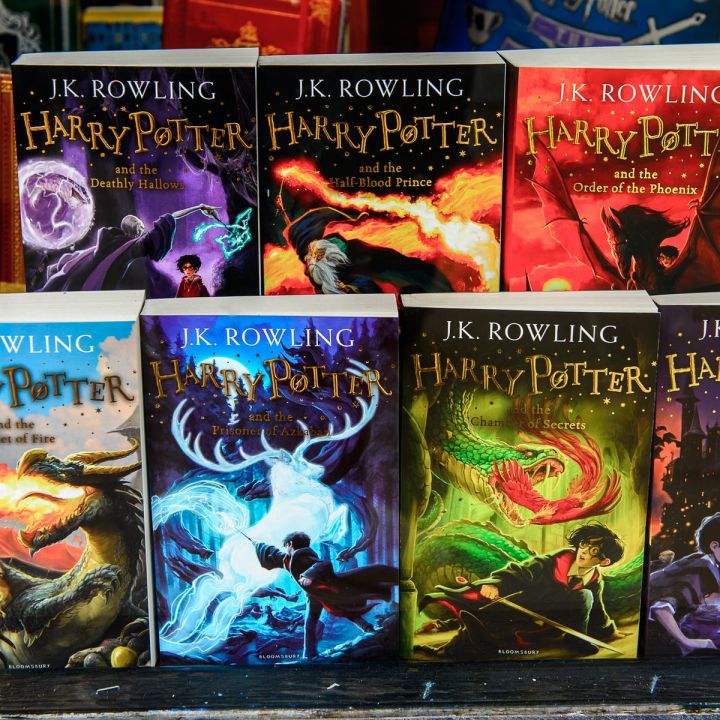 Harry Potter Series Full Set (Books 1-8) (White Paperback)